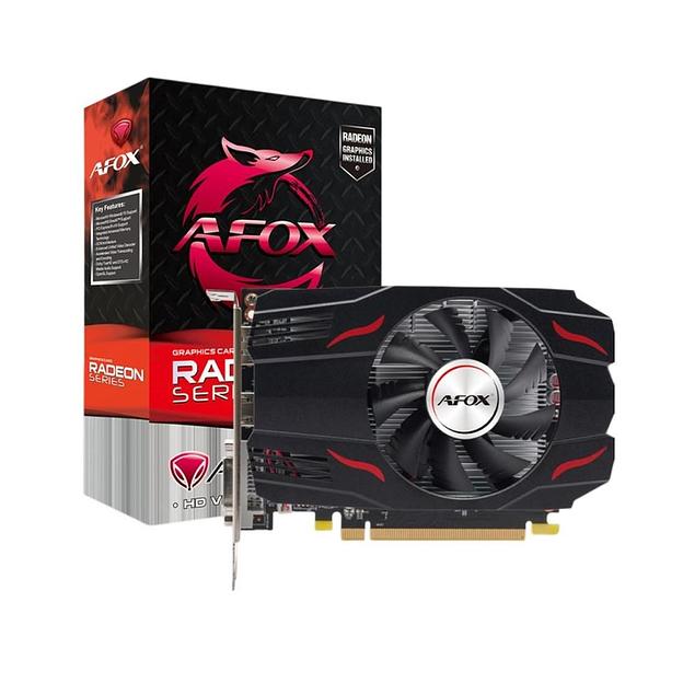 Видеокарта Afox RX550 4GB GDDR5 128bit DVI DP HDMI 1FAN RTL фото 1