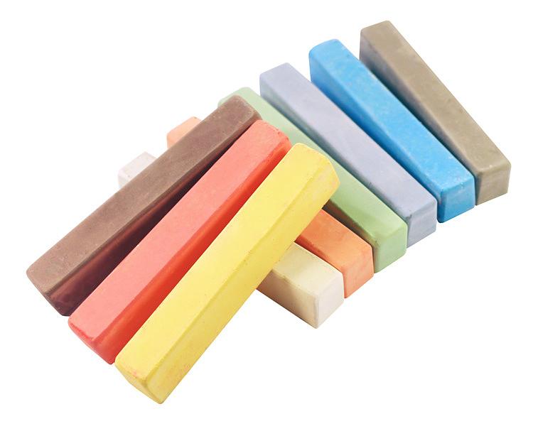 Мел цветной Silwerhof 882086-09 Солнечная коллекция 9цв. картон.коробка фото 5