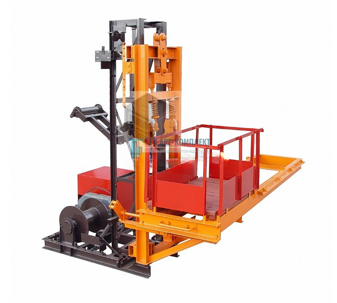 Подъёмник мачтовый ПМГ-1-Б (г/п 0,5 т) фото 1