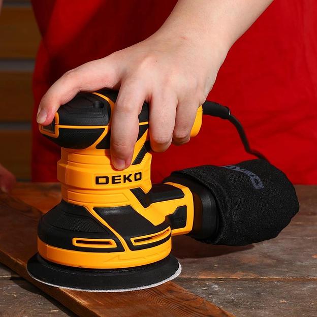 Эксцентриковая шлифмашина Deko ZKG-125 (083-1001) фото 4