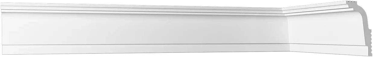 Плинтус потолочный Format 06011D 2000х110х125 мм, белый ОПТ фото 2