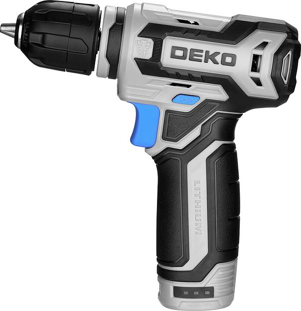 Дрель-шуруповерт Deko ZKCD12FU-Li аккум. патрон:быстрозажимной (063-4141) фото 3