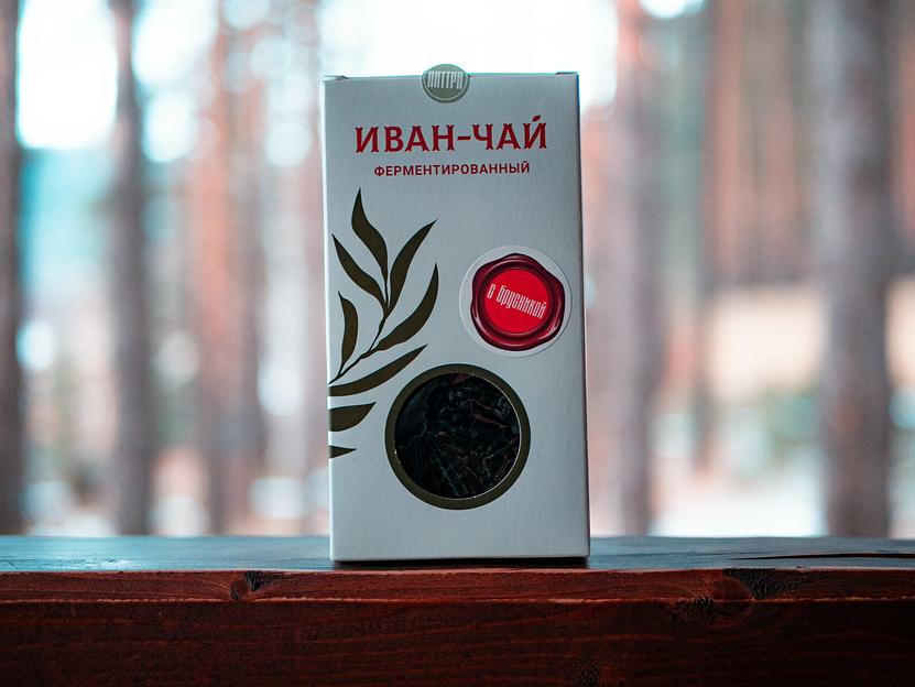 Иван-чай чёрный ферментированный с брусникой 50 г, опт фото 2