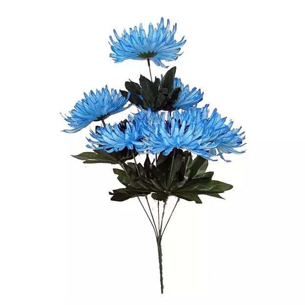 Букет с васильками на 6 голов 42см 461-748 461-750 фото 3