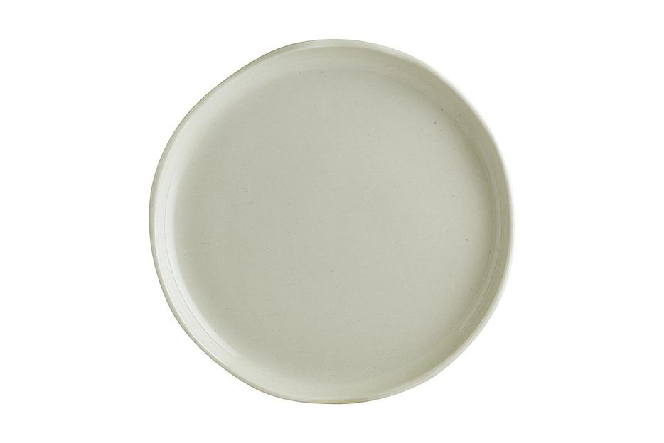 Тарелка d=210 мм. Оливковый, форма Крафт волнистый край /1/6/ фото 1