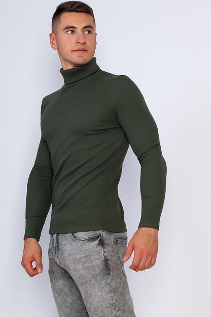 Водолазка мужская Style Magro «Кашкорсе», защитный (хаки), опт фото 2