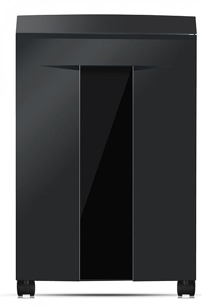 Шредер Deli 9919 серый с автоподачей (секр.P-7)/фрагменты/8лист./30лтр./скрепки/скобы/пл.карты/CD фото 1