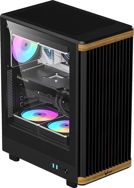 Корпус Formula TimberLine T1 черный без БП ATX 4x120mm 1xUSB2.0 1xUSB3.0 1xUSB3.1 audio bott PSU фото 4