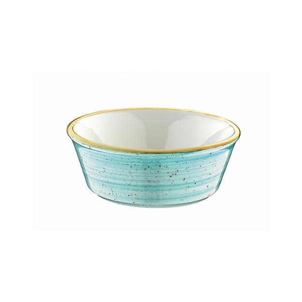 Салатник d=120 мм. 290 мл. h=56 мм. штабелир. Аква, форма Банкет /1/24/ фото 1