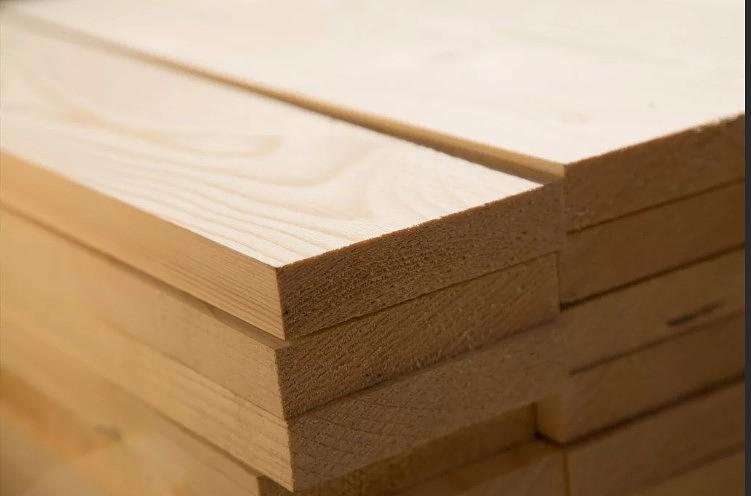 Доска строганная 45х120 (ель, сосна) сорт АВ фото 1