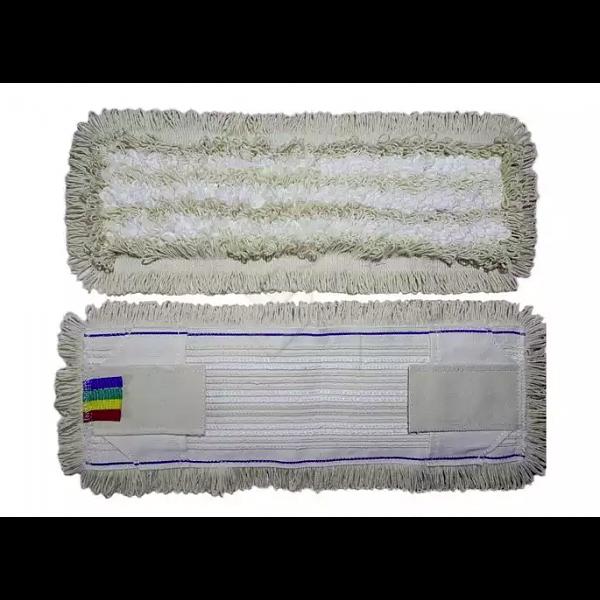 Моп Комби тафтинговый, хб/пэ+микрофибра, 50 см, карман-язык, NV032 фото 2