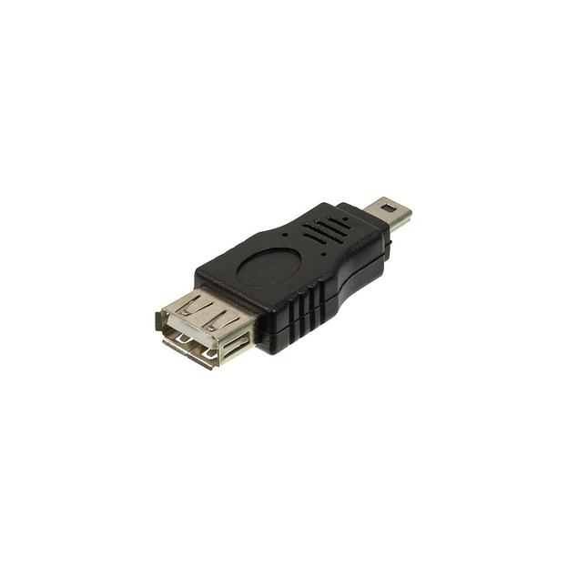 Переходник USB2.0 NingBo mini USB B (m) - USB A(f) фото 1