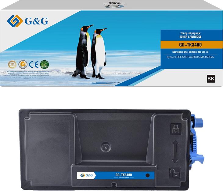 Тонер-картридж G&G toner cartridge for Kyocera GG-TK3400 ECOSYS PA4500X/MA4500ifx (GG-TK3400) фото 1