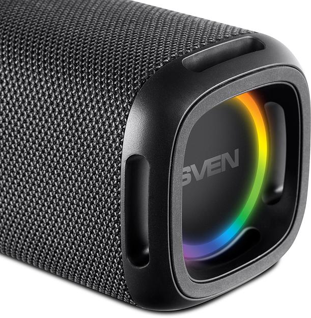 SVEN PS-155, черный (10 Вт, Waterproof (IPx4), TWS, Bluetooth, FM, USB, 1200мА*ч) фото 7