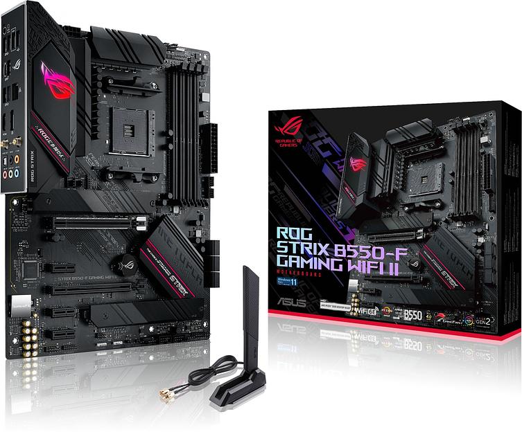 Материнская плата Asus ROG STRIX B550-F GAMING WIFI II Soc-AM4 AMD B550 4xDDR4 ATX AC`97 8ch(7.1) 2.5Gg RAID+HDMI+DP фото 8