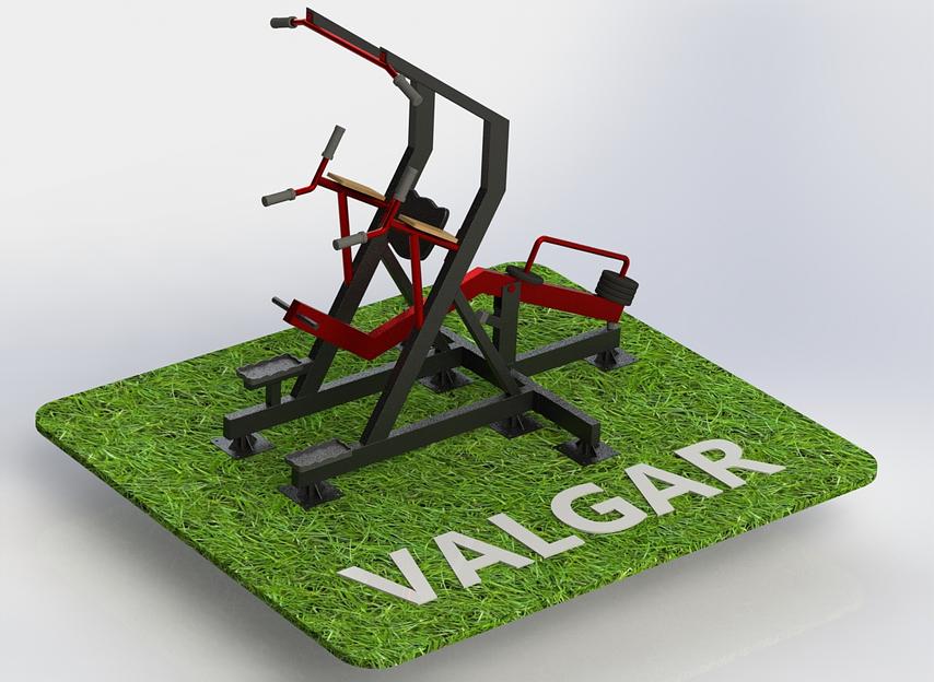 Уличный силовой тренажер с противовесом VR.TC2.018.001 фото 1