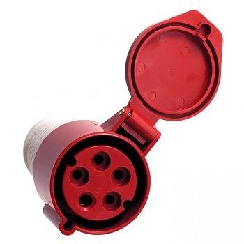 EKF ps-225-32-380 Розетка переносная 225 3P+PE+N 32А 380В IP44 EKF PROxima фото 1
