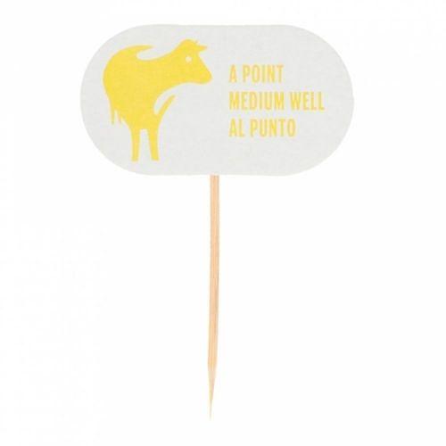 Флажок для стейка "MEDIUM WELL" 8 см. 100 шт/уп /1/40/ фото 1