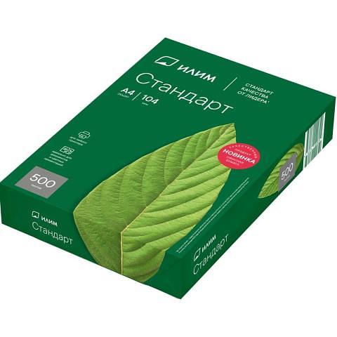 Бумага офисная, А4, 80г/м2, 500л., Илим Стандарт фото 1