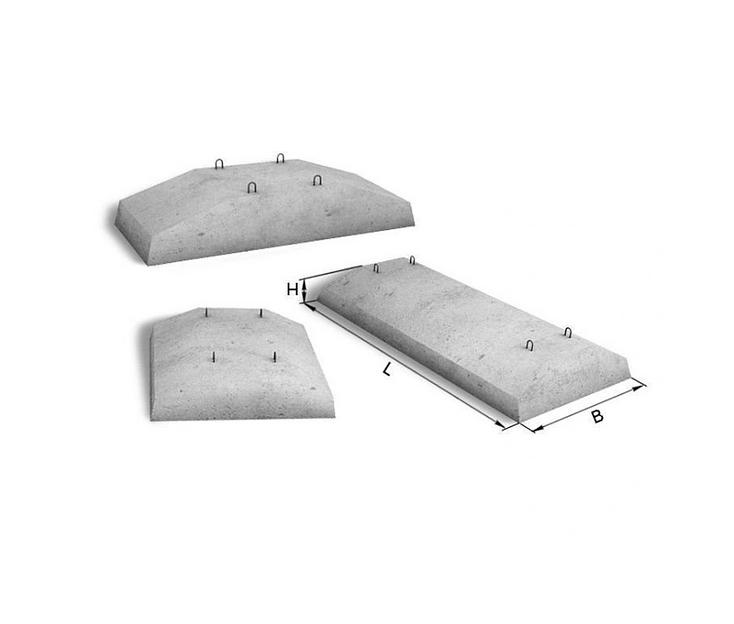 Плиты ж/б ленточных фундаментов ФЛ 6-24-4, 600×2380×300 мм фото 1