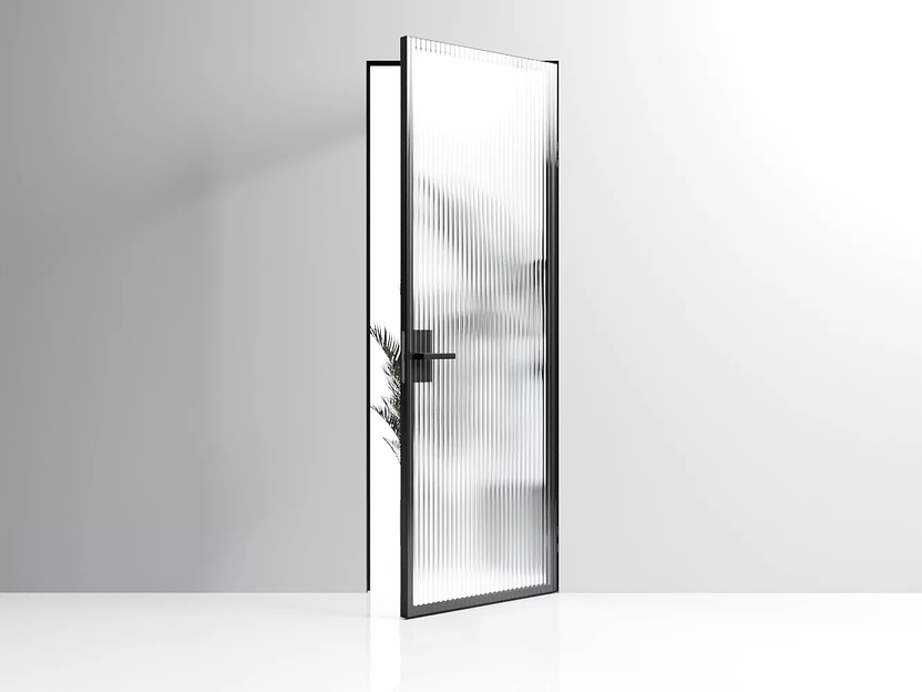 Межкомнатная стеклянная дверь «Flutes» коллекция Shine на заказ фото 2