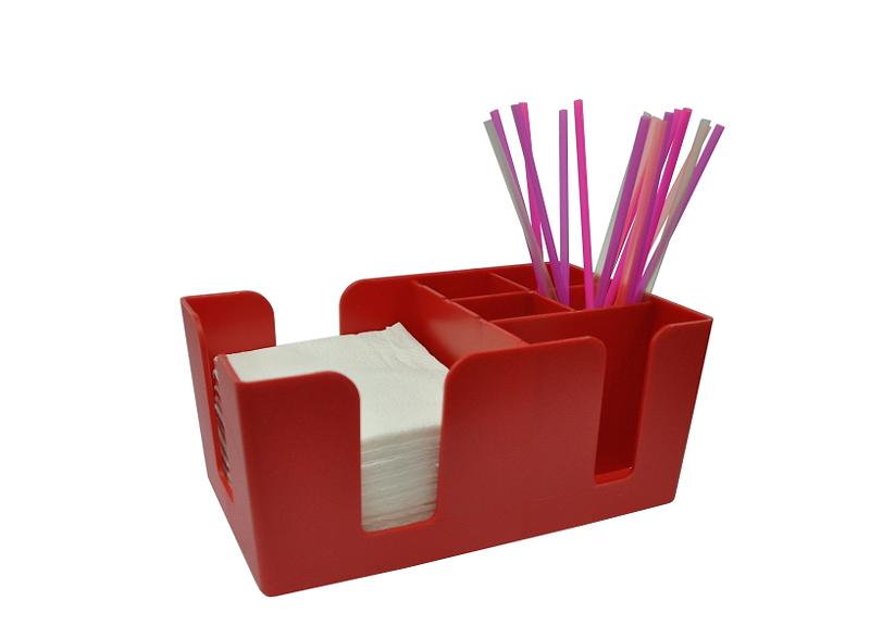 Подставка барная для салфеток и украшений красная MG /1/25/ фото 1