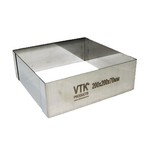 Форма для выпечки и заморозки Квадрат 200х200 мм высота 70 мм фото 2