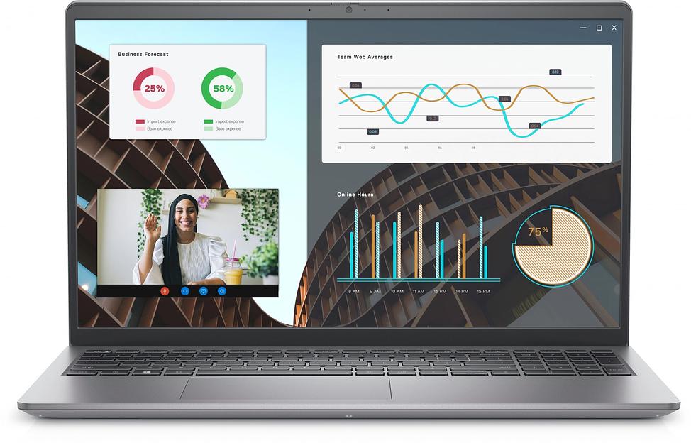 Ноутбук Dell Vostro 3530 Core i5 1335U 8Gb SSD512Gb Intel Iris Xe graphics 15.6" WVA FHD (1920x1080)/ENGKBD Ubuntu black WiFi BT Cam (3530-5850) фото 1