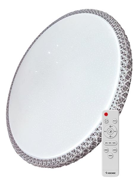 Светильник светодиодный ДБО-55 Вт настенно-потолочный управляемый MYSTERY 230В 3000-6500K 4400Лм 400x70мм фото 1