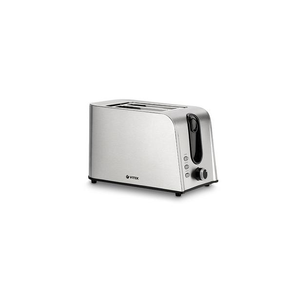 Тостер Vitek VT-1570, стальной фото 1