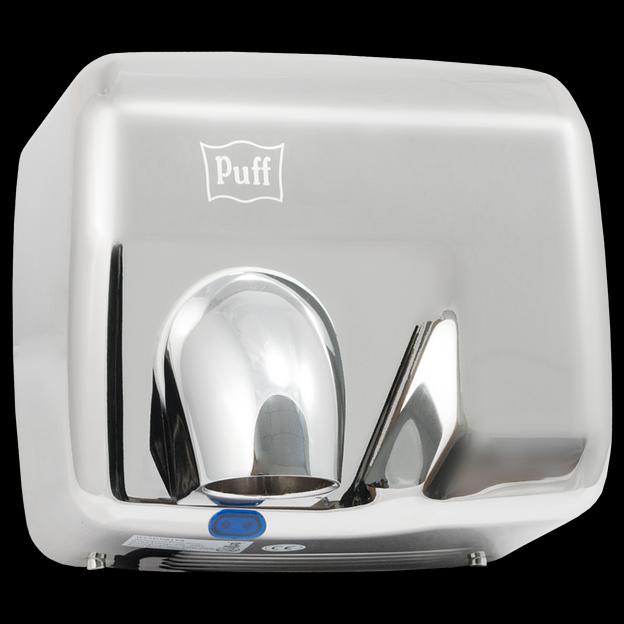Электросушитель для рук "Puff-8843", хром, 2,3 кВт фото 1
