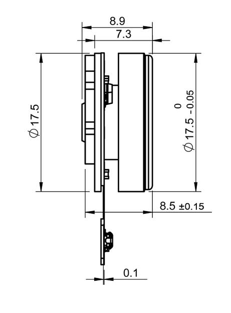 Бесколлекторный двигатель постоянного тока Constar BO1808NBH2B 01-140-11.4, 1 Вт ОПТ фото 3