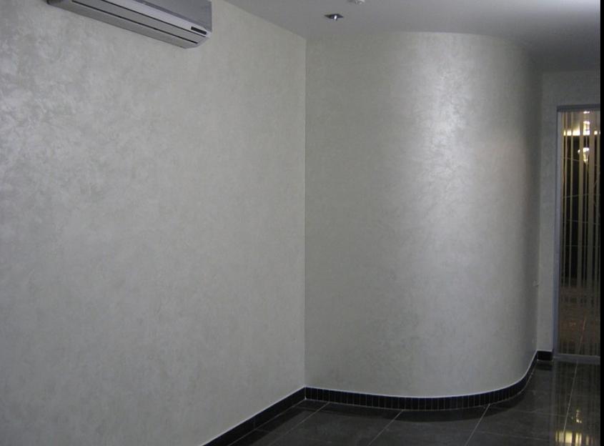 Лак (покрытие) декоративное Bauramix «Velvet» серый 2 кг ОПТ фото 3