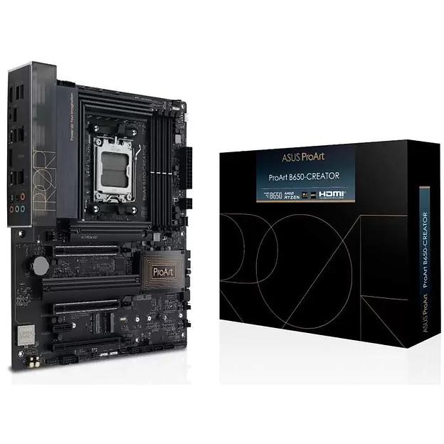 Материнская плата ASUS PROART B650-CREATOR, Socket AM5, B650, 4*DDR5, HDMI, 4xSATA3 + RAID, M2, Audio, Gb LAN, USB 3.2, USB 2.0, ATX; 90MB1C40-M0EAY0 (PROART B650-CREATOR) фото 1