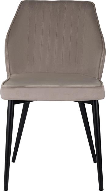 Стул для дома Бюрократ CH-K5_2 комплект 2шт т.бежевый Holland 61 металл черный на ножках (CH-K5_1/HL61_2) фото 3