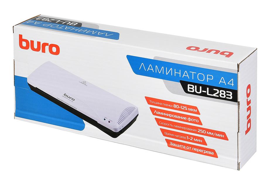 Ламинатор Buro BU-L283 белый (OL283) A4 (80-125мкм) 25см/мин (2вал.) лам.фото фото 9