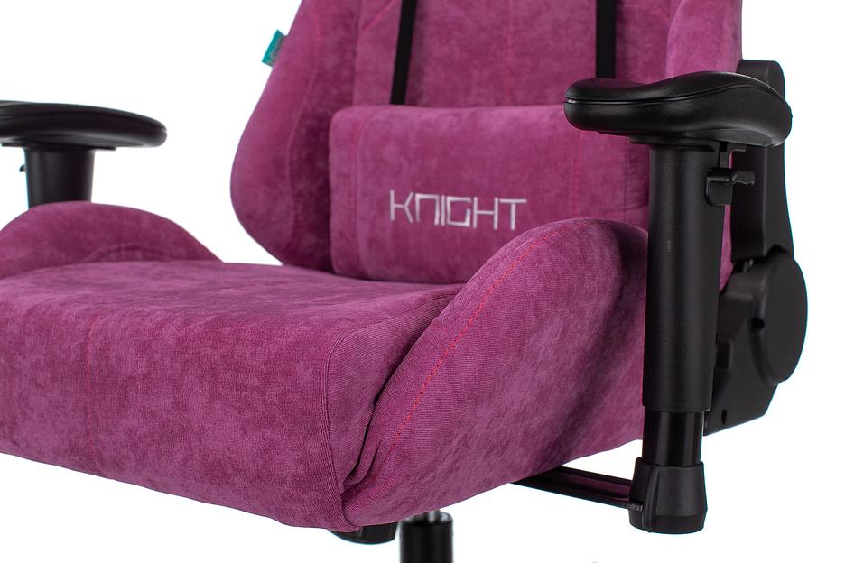 Кресло игровое Бюрократ VIKING KNIGHT Fabric малиновый Light-15 с подголов. крестовина металл фото 10