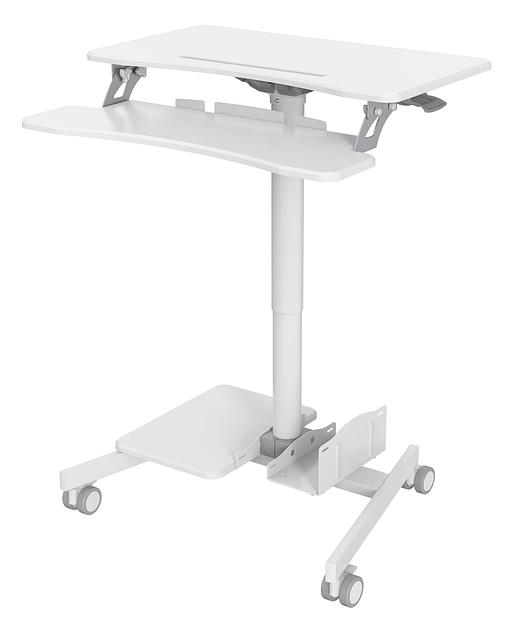 Стол для ноутбука Cactus VM-FDS108 столешница МДФ белый 71x39.2x110см (CS-FDS108WWT) фото 1