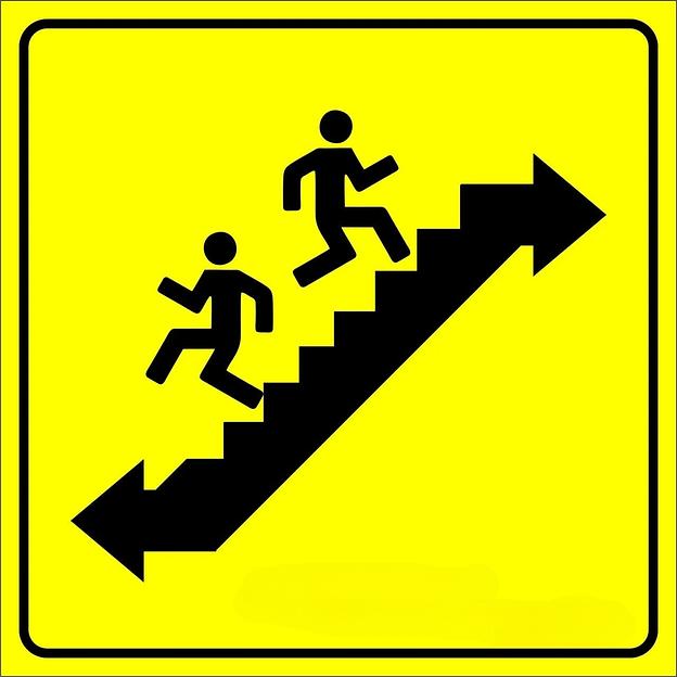 Тактильная пиктограмма «Пути эвакуации» 200х200 мм, ПВХ ОПТ фото 1