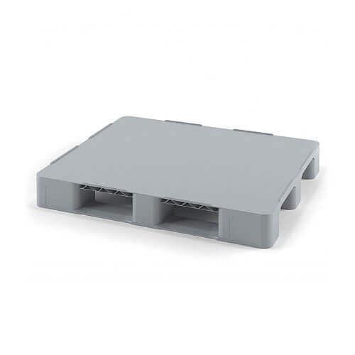 Поддон сплошной Plast 1200x1000x150 на 3-х полозьях серый фото 1