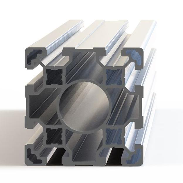 Алюминиевый конструкционный профиль 80х80 без покрытия фото 1