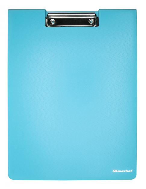 Папка клип-борд Silwerhof 957027 A4 полипропилен вспененный 1.8мм голубой фото 1