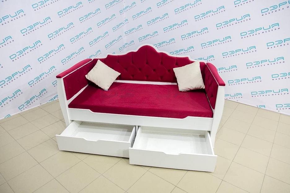 Кровать детская Аврора красная фото 2