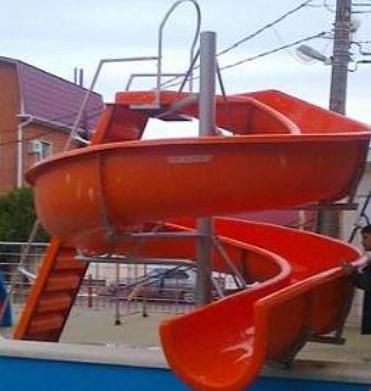 Водяная горка «Тобогган-мини» (5 поворотных элементов) фото 1