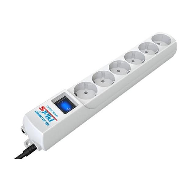 ZIS Сетевой фильтр Pilot - S {5 евро, 1 росс.} 7м фото 1