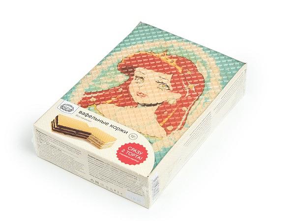 Вафельные коржи для торта 2 в 1 (принцесса 2) ОПТ фото 1