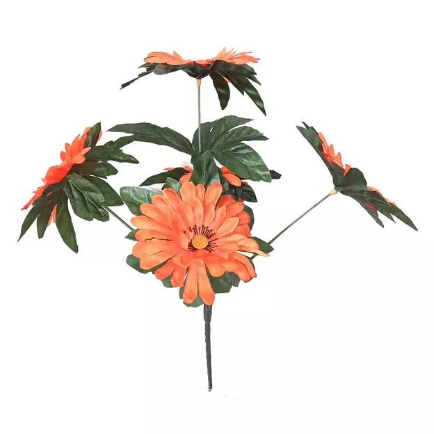 Букет с георгинами на 5 голов 30см 364-600 фото 4