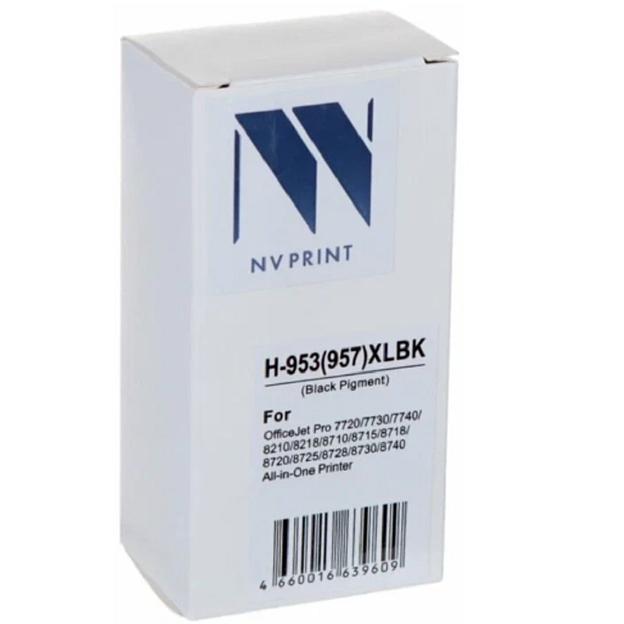 Струйный картридж NV Print 953(957)XLBK (NV-L0S70AE) Black для HP OfficeJet Pro 7720, 7730, 7740, 8210, 8218, 8710, 8715, 8720, 8725, 8730 (2000 стр) фото 1