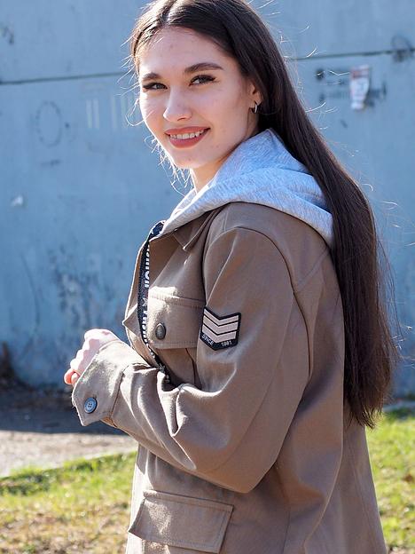 Жакет джинсовый «Спортсити» хаки 44 ОПТ фото 7