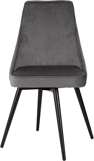 Стул для дома Бюрократ CH-K4_SP_2 с повор.мех. комплект 2шт т.серый Holland 18 металл черный на ножках (CH-K4_1/SP/HL18_2) фото 7